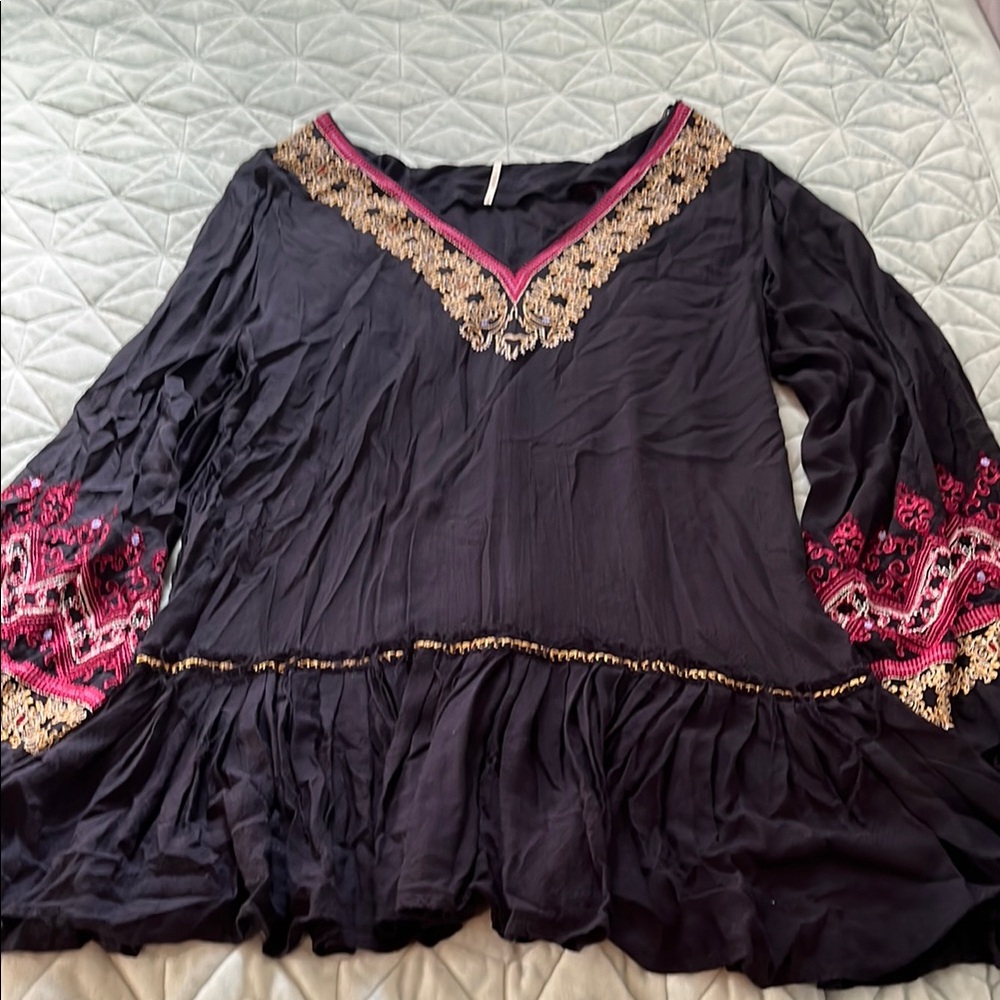 Free People Embroidered Tunic